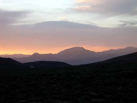 Nevada dusk