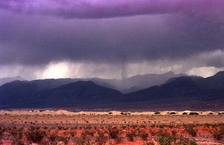 Death Valley storm