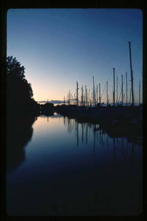 Dock at twilight